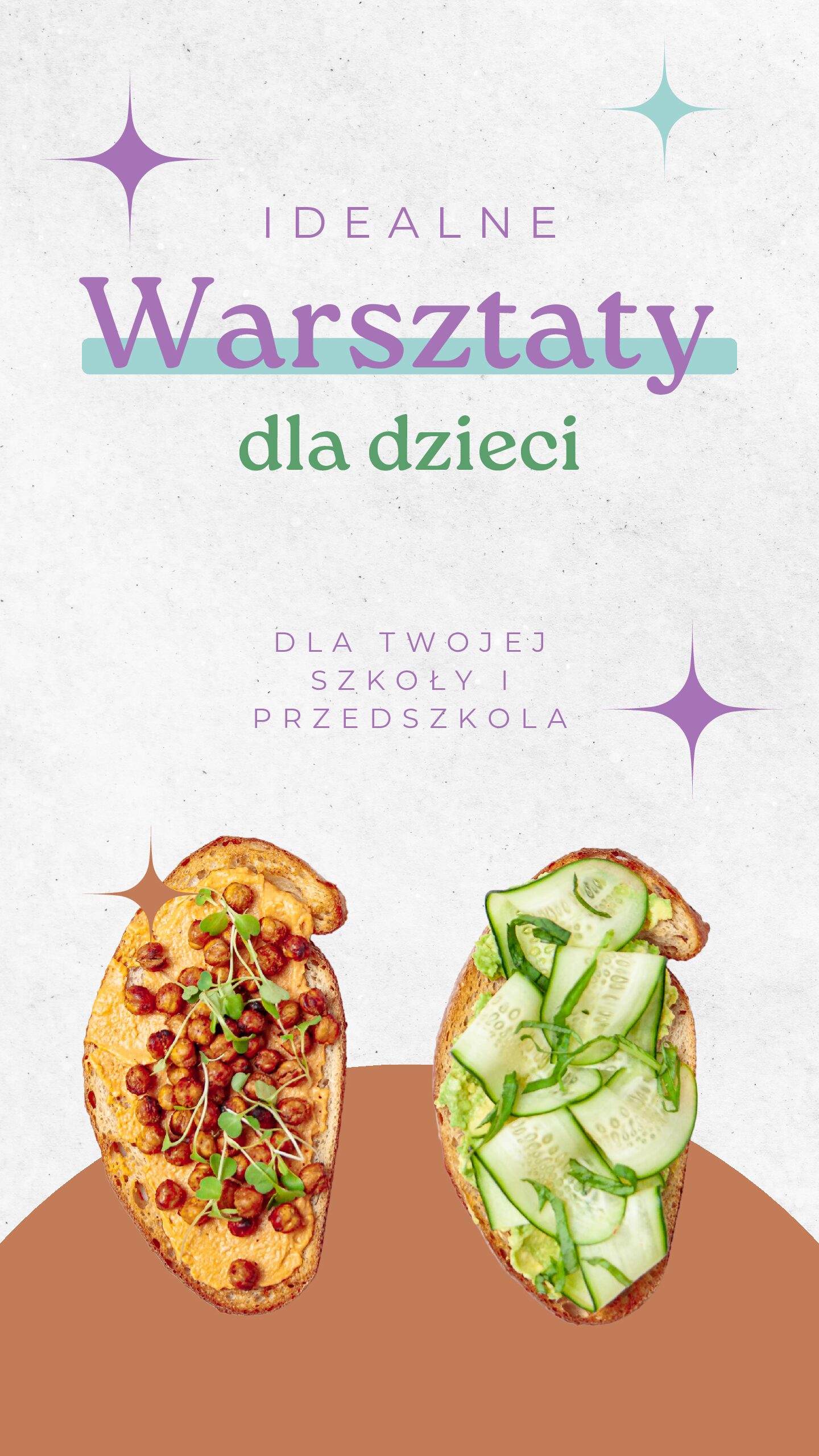 Warsztaty edukacyjno-kulinarne (45 minut) dla dzieci i młodzieży w przedszkolu/szkole